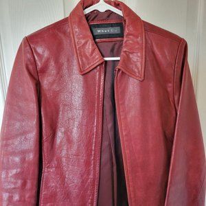 Whet Blu - Genuine Red Leather Jacket